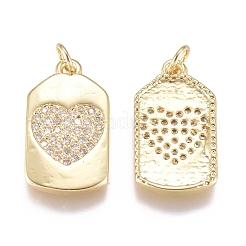 Ottone micro spianare pendenti zirconi&nbsp;X-ZIRC-G168-43G