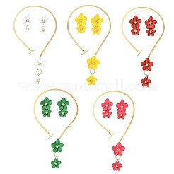 Schmucksets aus Sprühfarbe&nbsp;SJEW-YWC0001-01A