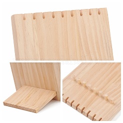 Collier en bois bijoux porte-collier&nbsp;BDIS-WH0002-04