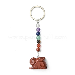 Schlüsselanhänger mit natürlichem Edelstein&nbsp;KEYC-F040-01