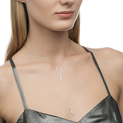 Collar con colgante de plata y circonita con la letra Y&nbsp;NF7167