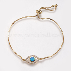 Bracelets bolo réglables en laiton&nbsp;BJEW-G593-11G