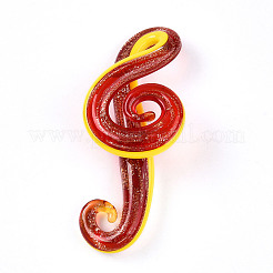 Handgefertigte Goldsand Murano große Anhänger&nbsp;LAMP-T023-08