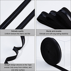 Bande élastique plate antidérapante imitation nylon&nbsp;OCOR-WH0089-02A-01