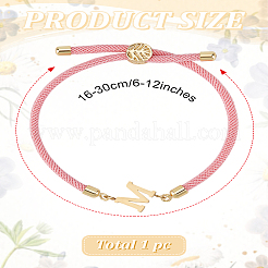 1 pulsera deslizante con cordón de nailon ajustable para mujer&nbsp;BJEW-LP0001-32M-03