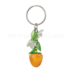 Llavero colgante acrílico de frutas y hojas&nbsp;KEYC-JKC00680