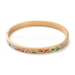 Bracciali incernierati in acciaio inossidabile 304 per donna&nbsp;BJEW-K263-04G-03
