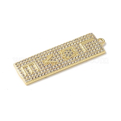 Ottone micro spianare pendenti zirconi&nbsp;KK-P290-54G