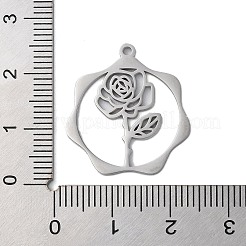 Anlaufgeschützte Anhänger aus 304er Edelstahl&nbsp;LS-STAS-P338-01J-P