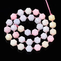 Chapelets de perles de jade blanche naturelle&nbsp;G-T132-050C
