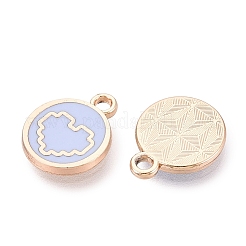 Pendente smaltati in lega&nbsp;ENAM-Q002-01G-02