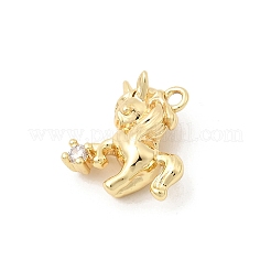 Colgante micropavé cubic zirconia de latón&nbsp;KK-L263-01B-G