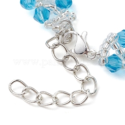 Herz-Armbänder aus Glasperlen für Frauen&nbsp;BJEW-JB10268