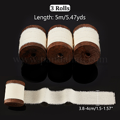 5 Yard ausgefranstes Fransenband aus Baumwolle&nbsp;LS-OCOR-WH0081-37
