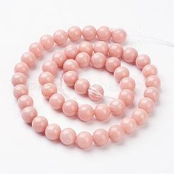 Natur Mashan Jade runde Perlen Stränge&nbsp;G-D263-8mm-XS22