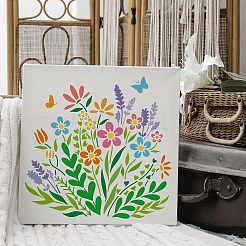 Wiederverwendbare Zeichenschablonen aus Kunststoff&nbsp;DIY-WH0172-465