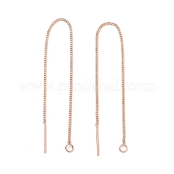 Ionenplattierung (IP) 304 Edelstahl Ohrstecker finden&nbsp;X-STAS-E161-07RG