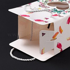 Scatole regalo rettangolari in carta con manico in corda&nbsp;CON-B010-02C