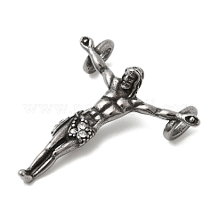 Acciaio inossidabile 304 con pendenti in strass&nbsp;STAS-Z179-10AS