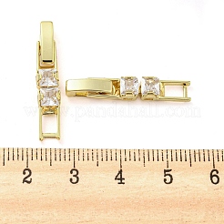 Fermoirs de bracelet de montre en zircone cubique transparente&nbsp;KK-Q804-26G