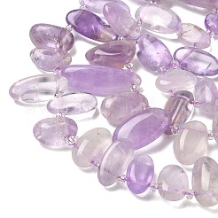 Natürlichen Amethyst Perlen Stränge&nbsp;G-P604-A08-01