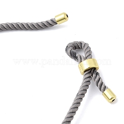 Fabrication de colliers en cordon Milan en nylon rond de 3 mm&nbsp;BJEW-H642-01G-30