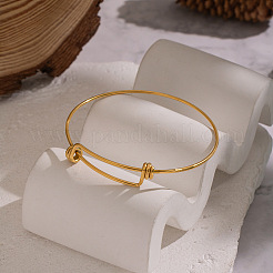 Pulseras ajustables de acero inoxidable 304 para mujer&nbsp;NI1850