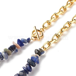 Set di gioielli con perline di sodalite naturale&nbsp;SJEW-JS01223-04