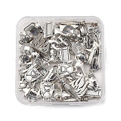50 pièces 10 styles pendentifs en alliage de style tibétain&nbsp;FIND-FP0001-29