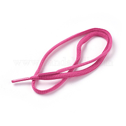 Cordón de poliéster cordón, de color rosa oscuro, 52~54 cm, 6mm