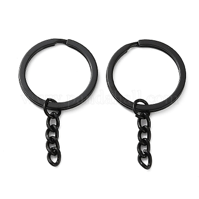 Porte-clés fendus en fer&nbsp;FIND-K026-09EB-1