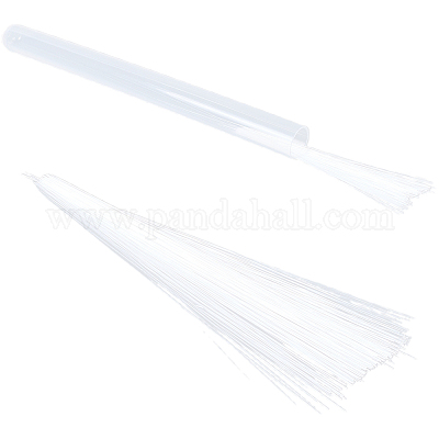 NBEADS 600 Pieza de Bigotes de Animales para Manualidades de Fieltro con Aguja, Bigotes de Animales de Imitación Blancos de 7.1cm de Largo, de