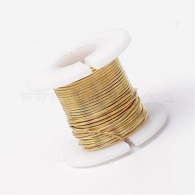 Gold Aluminum Jewelry Wire, 12 Gauge, 3 Yards Jewelry and Craft Wire