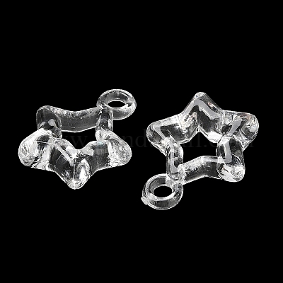 Pendentifs en acrylique transparent &nbsp;OACR-C016-20-1