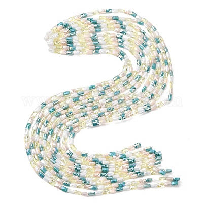 Chapelets de perles en verre électroplaqué&nbsp;EGLA-D300-05-12-1