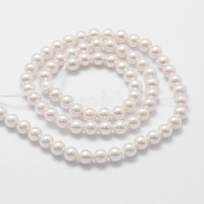 Shell-Perle Perle Stränge&nbsp;X-BSHE-L025-01-4mm-1
