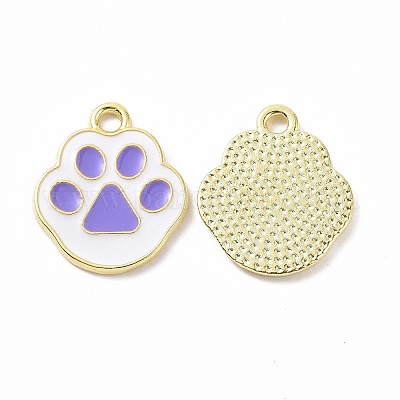 Pendentifs d'émail en alliage&nbsp;ENAM-B054-01G-04-1