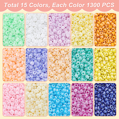  PH PandaHall About 6000pcs 11/0 Glass Seed Beads Opaque Red  Round Pony Bead Mini Spacer Beads Diameter 2mm for Jewelry Making : Arts,  Crafts & Sewing