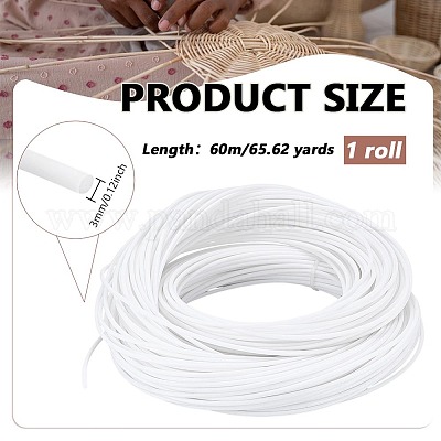 Bandes d'osier en plastique&nbsp;DIY-WH0750-098C-1