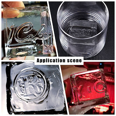 Wholesale OLYCRAFT 1.2 Ice Stamp Ice Cube Stamp with Removable