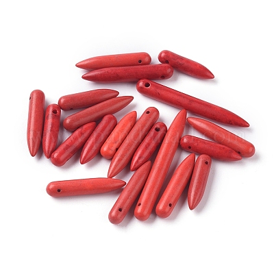 Howlite synthetischen Perlen&nbsp;X-TURQ-G648-1