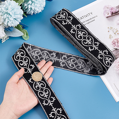Ruban polyester style ethnique&nbsp;OCOR-WH0047-56A-01-1