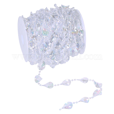 Catene di perline acriliche&nbsp;CHAC-WH0001-06-1