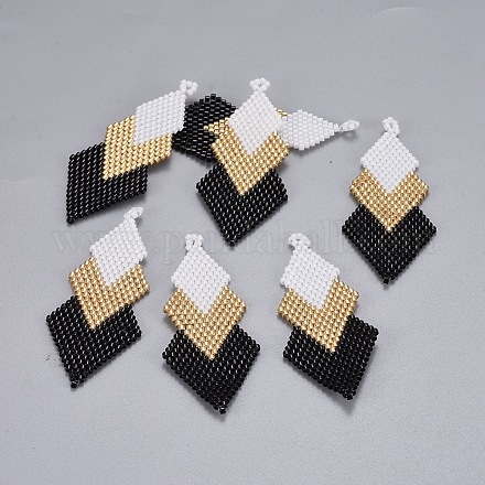 Grandi pendenti di perline giapponesi fatti a mano SEED-L008-010-1