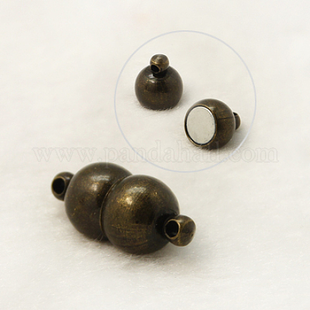 Brass Magnetic Clasps KK-11X4-AB-NF-1