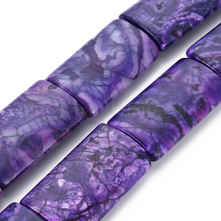 Natural Crazy Agate Beads Strands G-S359-350B-1
