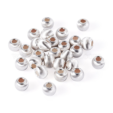 Pandahall 30шт 925 бусины из стерлингового серебра FIND-TA0006-27-1