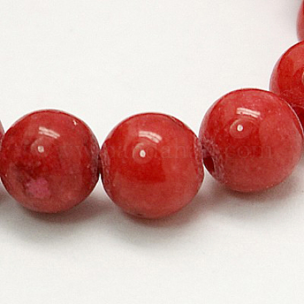 Natural Mashan Jade Round Beads Strands G-D263-4mm-XS04-1