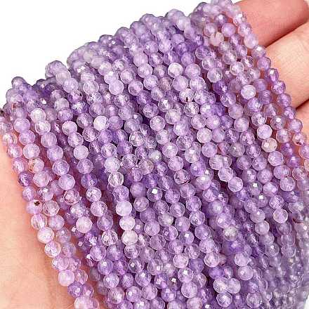 Natürliche Lavendel-Amethyst-Perlenstränge G-C127-A03-04-1