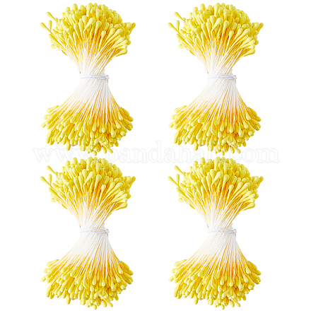 Gips künstliche Blume Herzkern DIY-WH0430-163A-1